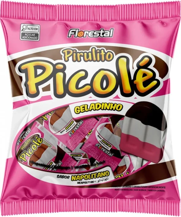 Pirulito Picolé Napolitano